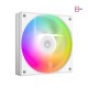 ID-COOLING AS-120-ARGB-W ARGB PWM Durable Hydraulic Bearing White Fan