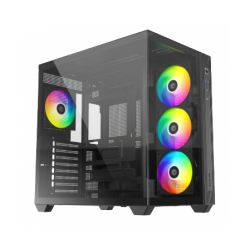 ID-COOLING VIEW 510 4 Fan PWM ARGB Type C Black Mid Tower Case ID-COOLING VIEW 510 4 Fan PWM ARGB Type C Black Mid Tower Case