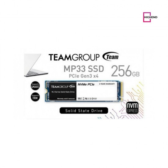 TEAMGROUP MP33 256GB 3D NAND TLC NVMe 1.3 PCIe Gen3x4 M.2 2280 Internal Solid State Drive SSD 