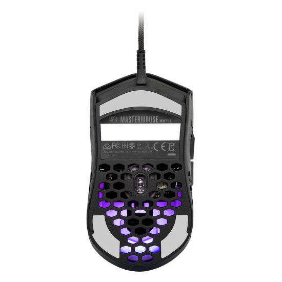 Cooler Master mm711 60G Gaming Mouse with Lightweight Honeycomb Shell, Ultraweave Cable, 16000 DPI Optical Sensor and RGB Accents