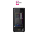 Xigmatek Moon DGT Digital LCD 4 Fan Argb PWM Curved Tempered Glass Super Tower Case
