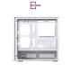Xigmatek Moon DGT Arctic Digital LCD 4 Fan Argb PWM Curved Tempered Glass White Super Tower Case Xigmatek Moon DGT Arctic Digital LCD 4 Fan Argb PWM Curved Tempered Glass White Super Tower Case