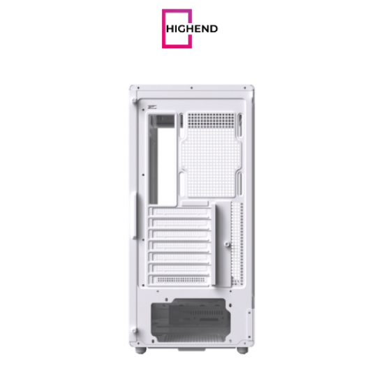 Xigmatek Moon DGT Arctic Digital LCD 4 Fan Argb PWM Curved Tempered Glass White Super Tower Case Xigmatek Moon DGT Arctic Digital LCD 4 Fan Argb PWM Curved Tempered Glass White Super Tower Case