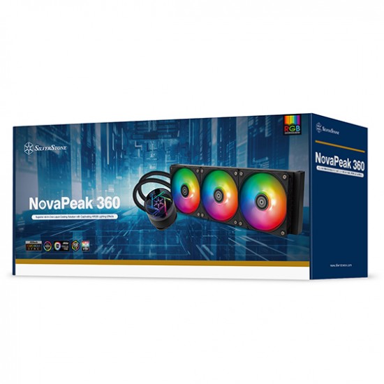 SILVERSTONE NovaPeak 360 ARGB Liquid Cooling SILVERSTONE NovaPeak 360 ARGB Liquid Cooling