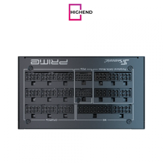 Seasonic Prime PX-2200 2200W Atx 3.1 80 Plus Platinum Cybenetics Titanium Fully Modular Hybrid Fan Power Supply Seasonic Prime PX-2200 2200W Atx 3.1 80 Plus Platinum Cybenetics Titanium Fully Modular Hybrid Fan Power Supply