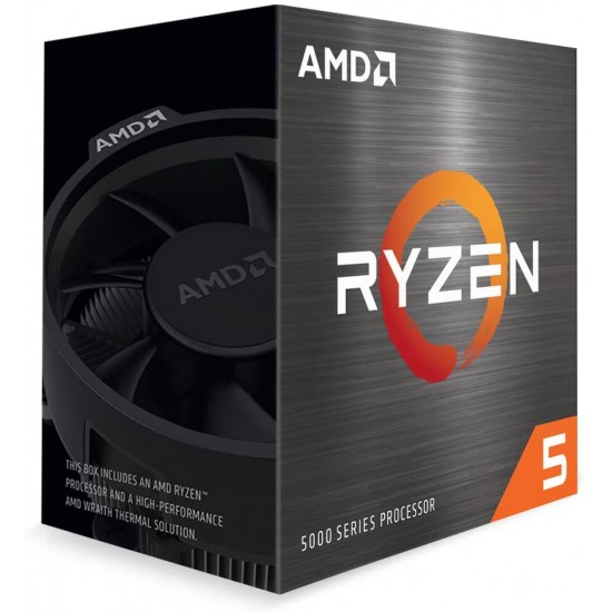 AMD Ryzen™ 5 5500 6-Core, 12-Thread Unlocked Desktop Processor with Wraith Stealth Cooler (With Motherboard)