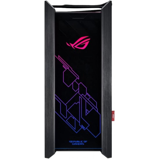 Asus ROG Strix Helios GX601 RGB Mid-Tower Computer Case for up to EATX Motherboards with USB 3.1 Front Panel, Smoked Tempered Glass, Brushed Aluminum and Steel Construction, and Four Case Fans, Black