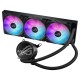 ASUS ROG RYUO III 360 ARGB All-in-one AIO Liquid CPU Cooler 360mm Radiator, Asetek 8th gen Pump Solution, Anime Matrix™ LED Display and ROG AF 12S ARGB Fan.