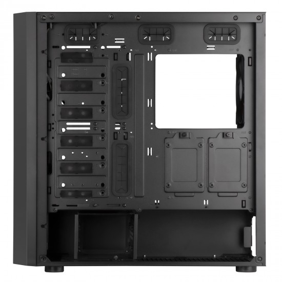 SilverStone SETA H1 Mid-Tower case with Perforated mesh Front Panel, Steel Chassis and ARGB Lighting, SST-SEH1B-G, Multi