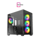 ID-COOLING VIEW 510 4 Fan PWM ARGB Type C Black Mid Tower Case