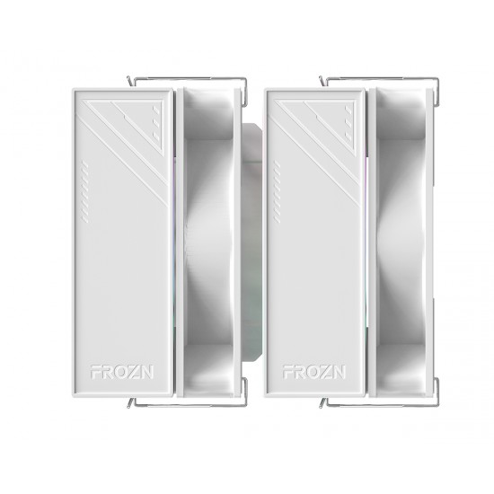 Air Cpu Cooler ID-COOLING FROZN A620 PRO XE ARGB Snow 6 Heatpipe Dual Tower With 2 120mm Hydraulic Bearing Fan White