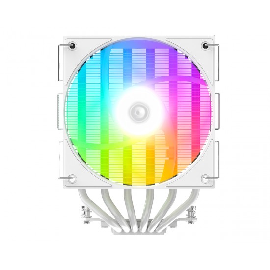 Air Cpu Cooler ID-COOLING FROZN A620 PRO XE ARGB Snow 6 Heatpipe Dual Tower With 2 120mm Hydraulic Bearing Fan White