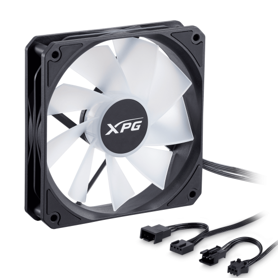 XPG VENTO R ARGB REVERSE Case Fan 120mm — 3x pack XPG VENTO R ARGB REVERSE Case Fan 120mm — 3x pack