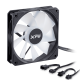 XPG VENTO R ARGB REVERSE Case Fan 120mm — 3x pack XPG VENTO R ARGB REVERSE Case Fan 120mm — 3x pack