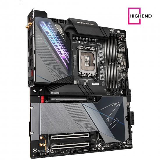 GIGABYTE Z790 AORUS MASTER X LGA 1700 DDR5 Motherboard — 5*M.2, PCIe 5.0, USB 3.2 Type-C, Wi-Fi 7, 10GbE LAN, Q-Flash Plus, EZ-Latch Plus